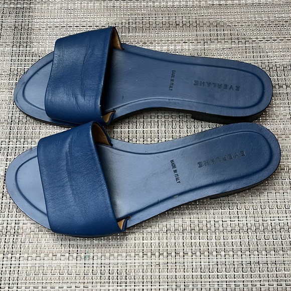 EVERLANE LADIES BLUE SLIDES SANDALS-8.5 - Picture 4 of 9